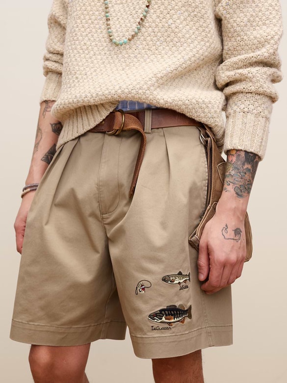 Banana Republic Safari & Travel Archive Reissue pleaded Fishing Shorts Size 31